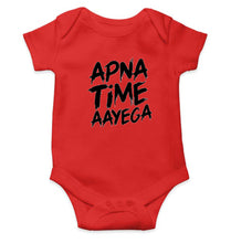 Load image into Gallery viewer, Apna Time Aayega Rompers for Baby Girl- KidsFashionVilla
