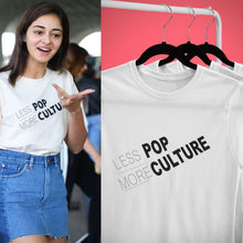 Load image into Gallery viewer, Less Pop More Culture Ananya Pandey Celebrity T-shirt- KidsFashionVilla
