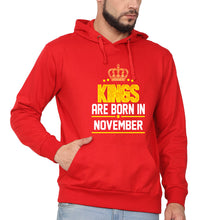 Load image into Gallery viewer, Kings Are Born In November Men Hoodies-KidsFashionVilla
