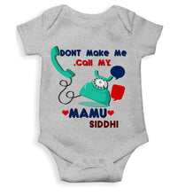 Load image into Gallery viewer, Custom Name Don’t Make Me Call My Mamu Rompers for Baby Girl- KidsFashionVilla
