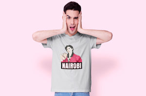 Nairobi Money Heist Half Sleeves T-Shirt- KidsFashionVilla