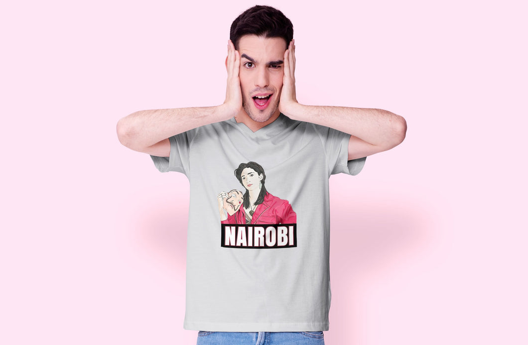 Nairobi Money Heist Half Sleeves T-Shirt- KidsFashionVilla