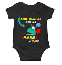 Load image into Gallery viewer, Custom Name Don&#39;t Make Me Call My Mamu Rompers for Baby Boy- KidsFashionVilla

