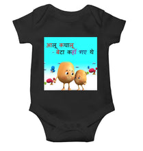 Load image into Gallery viewer, Aloo Kachaloo Poem Rompers for Baby Boy- KidsFashionVilla
