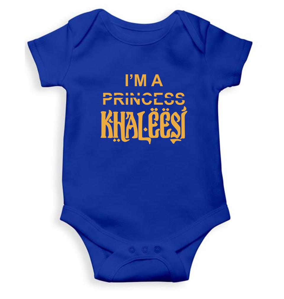 GOT Game Of Thrones I'm Princess Khaleesi Rompers for Baby Girl- KidsFashionVilla