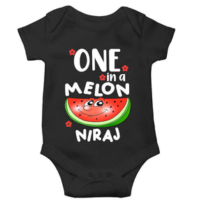 Custom Name Happy One Year Birthday Rompers for Baby Boy- KidsFashionVilla