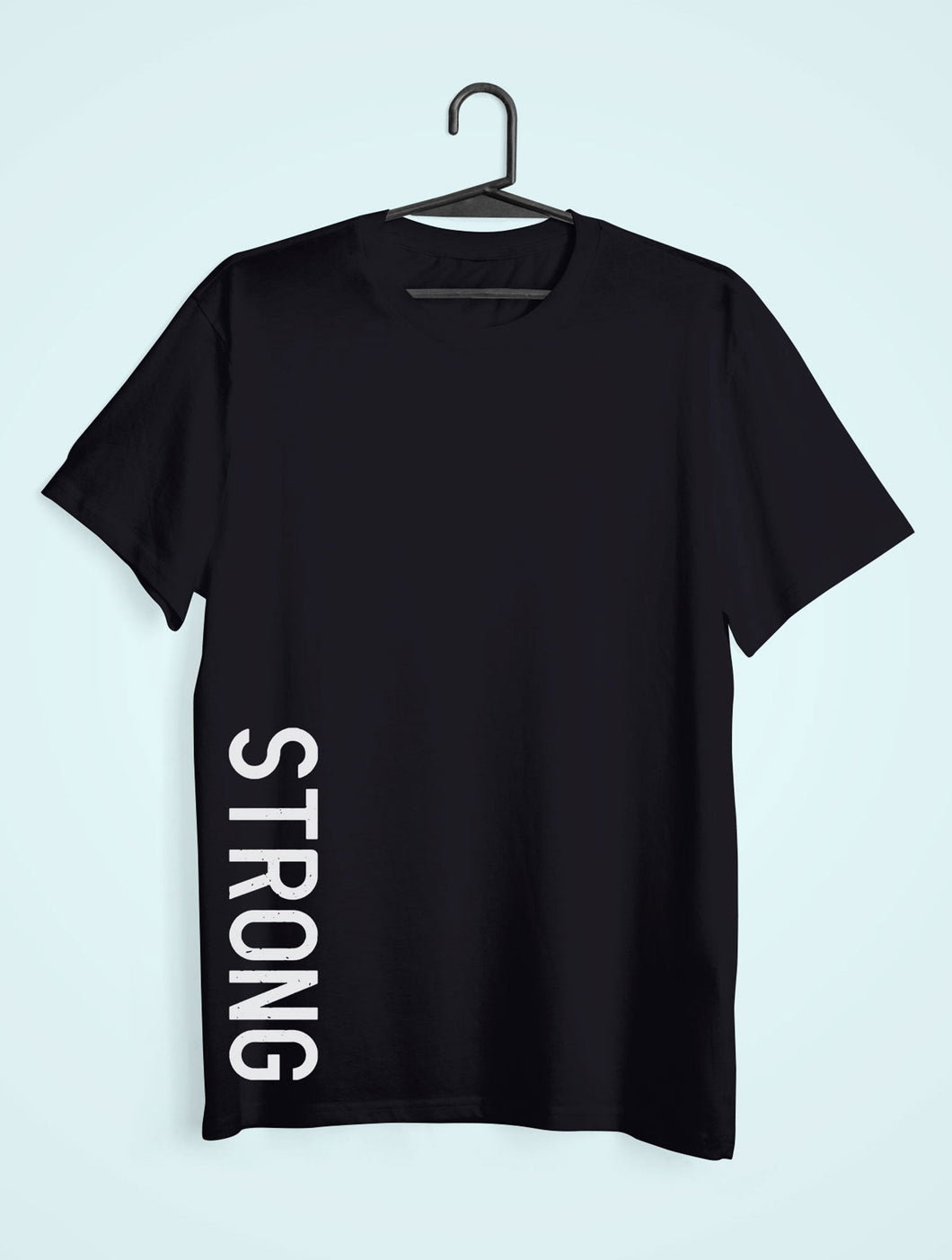 Strong Mens Half Sleeves T-shirt- KidsFashionVilla