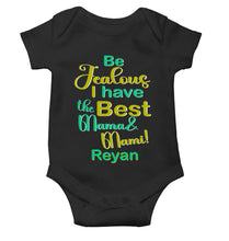 Load image into Gallery viewer, Custom Name I Have The Best Mama And Mami Rompers for Baby Boy- KidsFashionVilla
