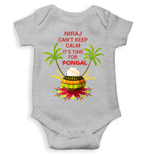 Load image into Gallery viewer, Custom Name Cant Keep Calm Its Time For Pongal Rompers for Baby Boy- KidsFashionVilla
