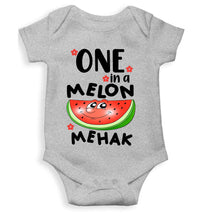 Load image into Gallery viewer, Custom Name Happy One Year Birthday Rompers for Baby Girl- KidsFashionVilla
