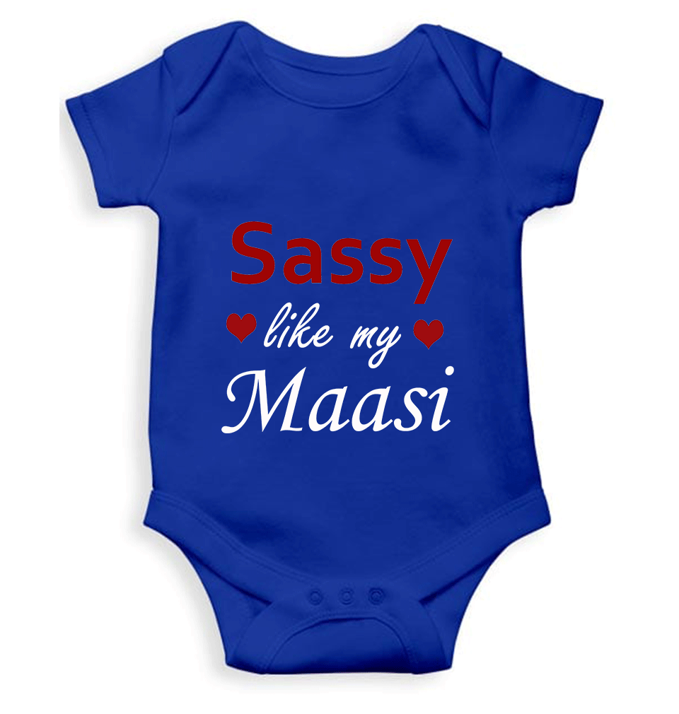 Sassy Like My Masi Rompers for Baby Girl- KidsFashionVilla