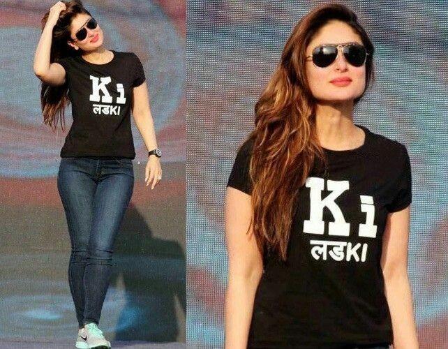 Ki Lad Ki Kareena Kapoor Celebrity T-shirt- KidsFashionVilla