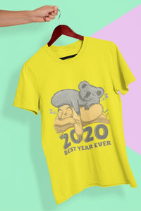 2020 Best Year Ever Women Half Sleeves T-shirt- FunkyTeesClub - Funky Tees Club