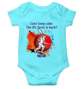 Custom Name Can Not Keep Calm IPL Rompers for Baby Girl- KidsFashionVilla