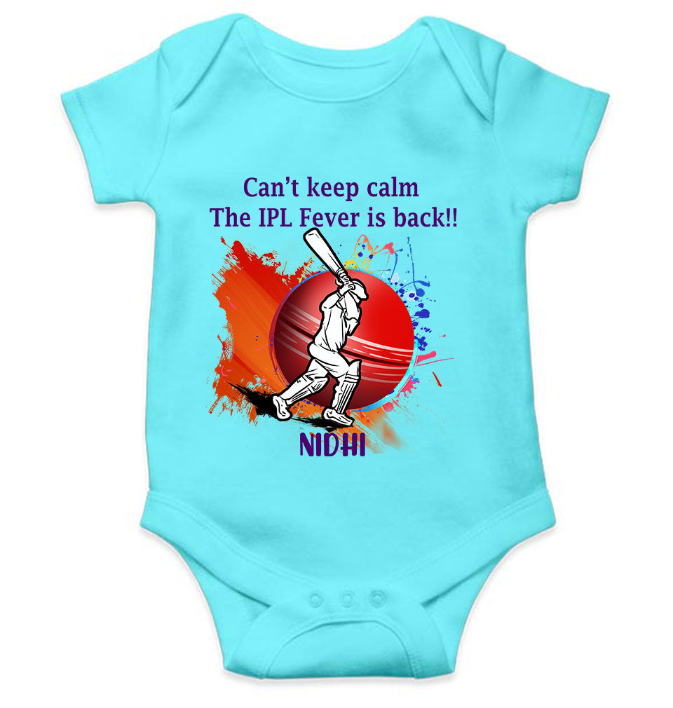 Custom Name Can Not Keep Calm IPL Rompers for Baby Girl- KidsFashionVilla