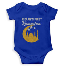 Load image into Gallery viewer, First Ramadan Custom Name Eid Rompers for Baby Boy- KidsFashionVilla
