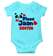 Load image into Gallery viewer, Custom Name Panda Maasi ki jaan Rompers for Baby Girl- KidsFashionVilla
