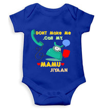 Load image into Gallery viewer, Custom Name Don&#39;t Make Me Call My Mamu Rompers for Baby Boy- KidsFashionVilla
