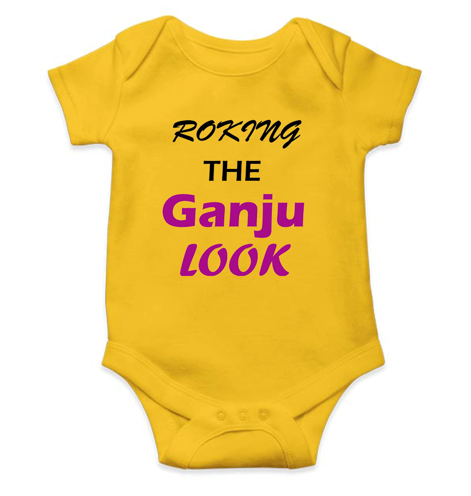 ROKING THE GANJU LOOK Rompers for Baby Girl- KidsFashionVilla