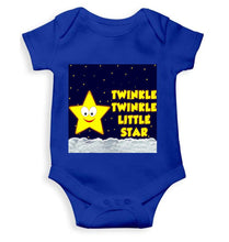 Load image into Gallery viewer, Twinkle Twinkle Little Star Poem Rompers for Baby Boy- KidsFashionVilla
