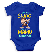 Load image into Gallery viewer, Custom Name Swag From My Mamu Rompers for Baby Boy- KidsFashionVilla
