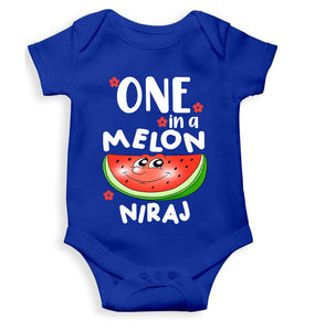 Custom Name Happy One Year Birthday Rompers for Baby Boy- KidsFashionVilla