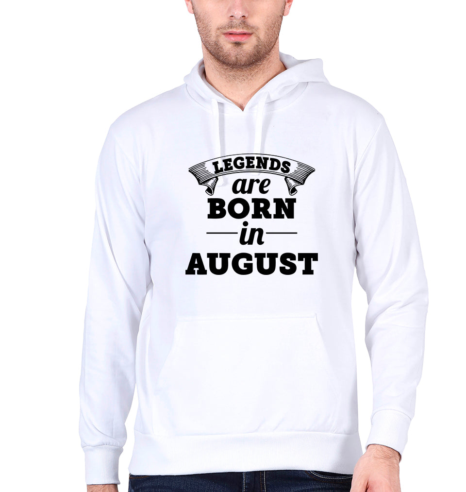 Legends are Born in August Men Hoodies-KidsFashionVilla