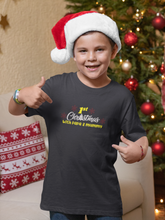 Load image into Gallery viewer, First Christmas With Mummy Papa Half Sleeves T-Shirt for Boy-KidsFashionVilla
