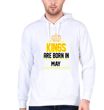Load image into Gallery viewer, Kings Are Born In May Men Hoodies-KidsFashionVilla
