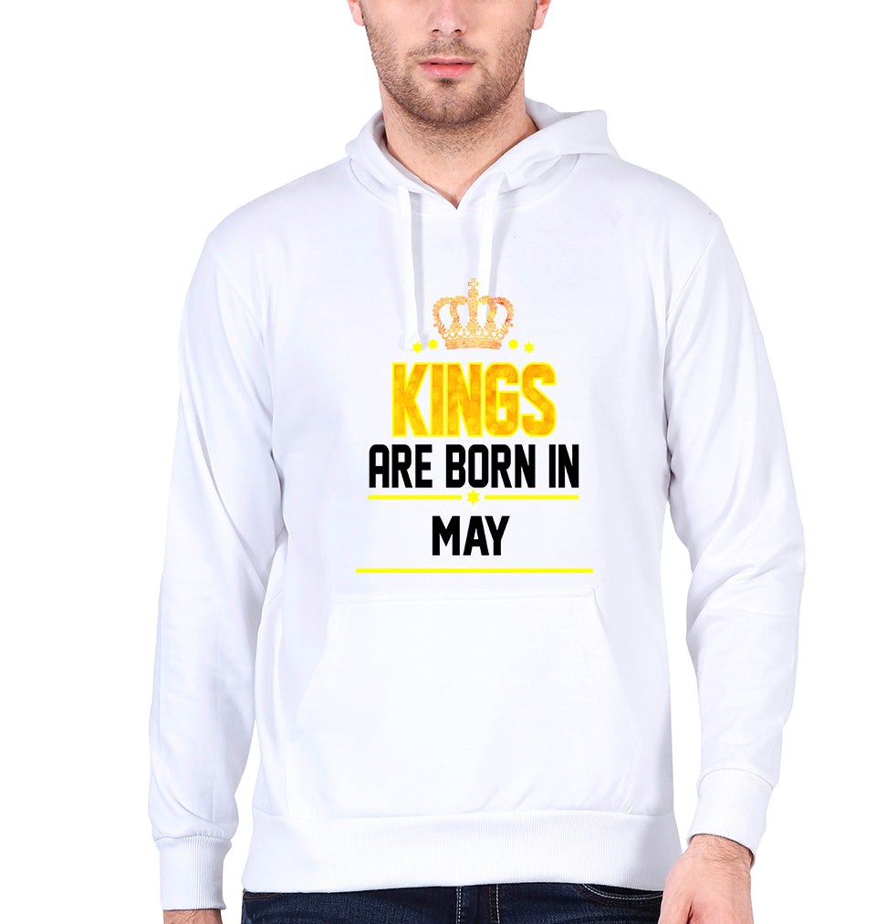 Kings Are Born In May Men Hoodies-KidsFashionVilla