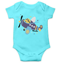 Load image into Gallery viewer, Jumbo Jet Cartoon Rompers for Baby Girl- KidsFashionVilla

