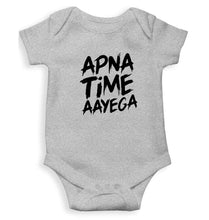 Load image into Gallery viewer, Apna Time Aayega Rompers for Baby Girl- KidsFashionVilla
