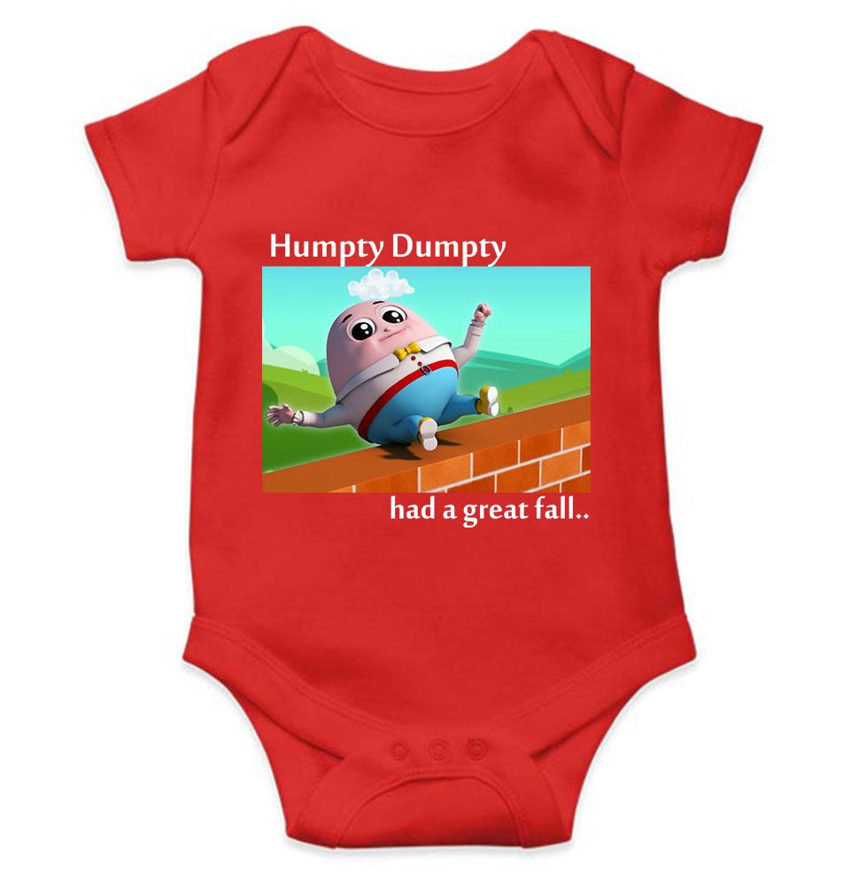 Humpty Dumpty Poem Rompers for Baby Girl- KidsFashionVilla
