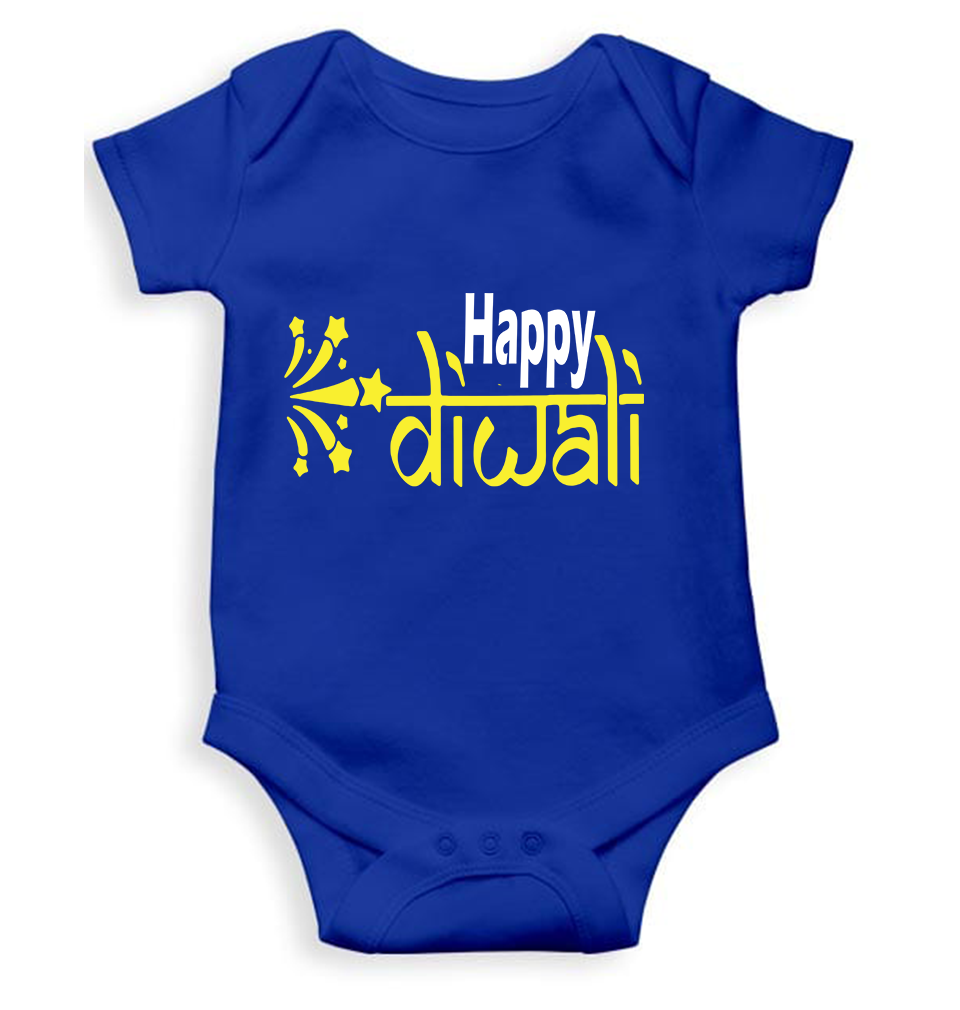 Happy Diwali Rompers for Baby Girl- KidsFashionVilla