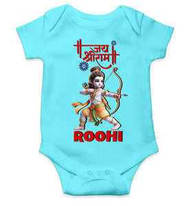 Custom Name Jai Shree Ram Rompers for Baby Girl- KidsFashionVilla