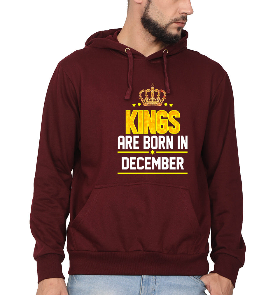 Kings Are Born In December Men Hoodies-KidsFashionVilla