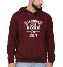 Load image into Gallery viewer, Legends are Born in July Men Hoodies-KidsFashionVilla
