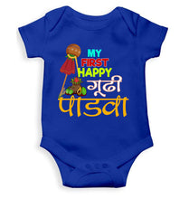 Load image into Gallery viewer, My First Gudipadwa Rompers for Baby Girl- KidsFashionVilla
