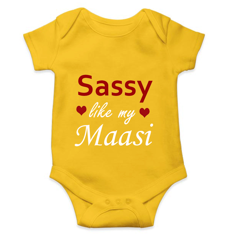 Sassy Like My Masi Rompers for Baby Girl- KidsFashionVilla