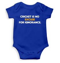 Load image into Gallery viewer, Cricket is no excuse for ignorance World Cup Cricket Rompers for Baby Boy- KidsFashionVilla
