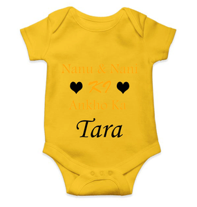 Nanu Nani ki Ankho Ka Tara Rompers for Baby Girl- KidsFashionVilla