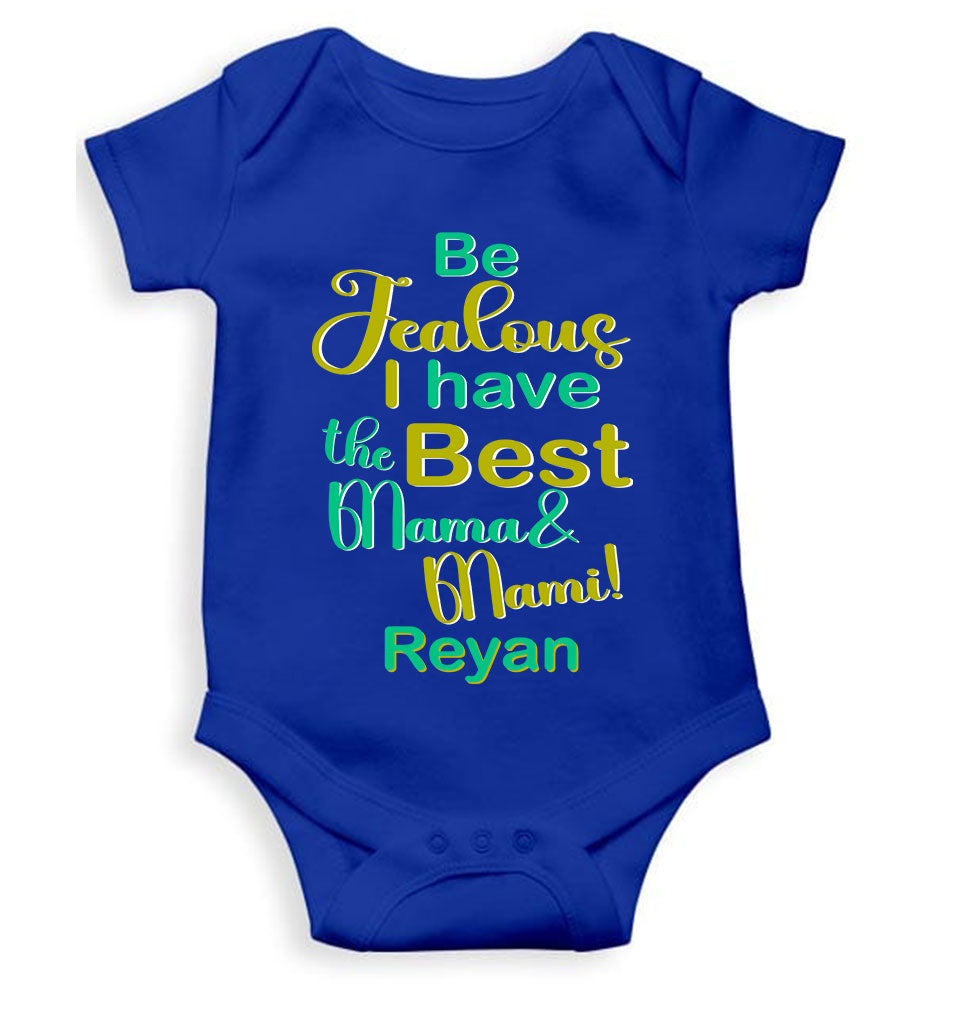 Custom Name I Have The Best Mama And Mami Rompers for Baby Boy- KidsFashionVilla