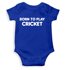 Born To Play Cricket World Cup Cricket Rompers for Baby Boy- KidsFashionVilla