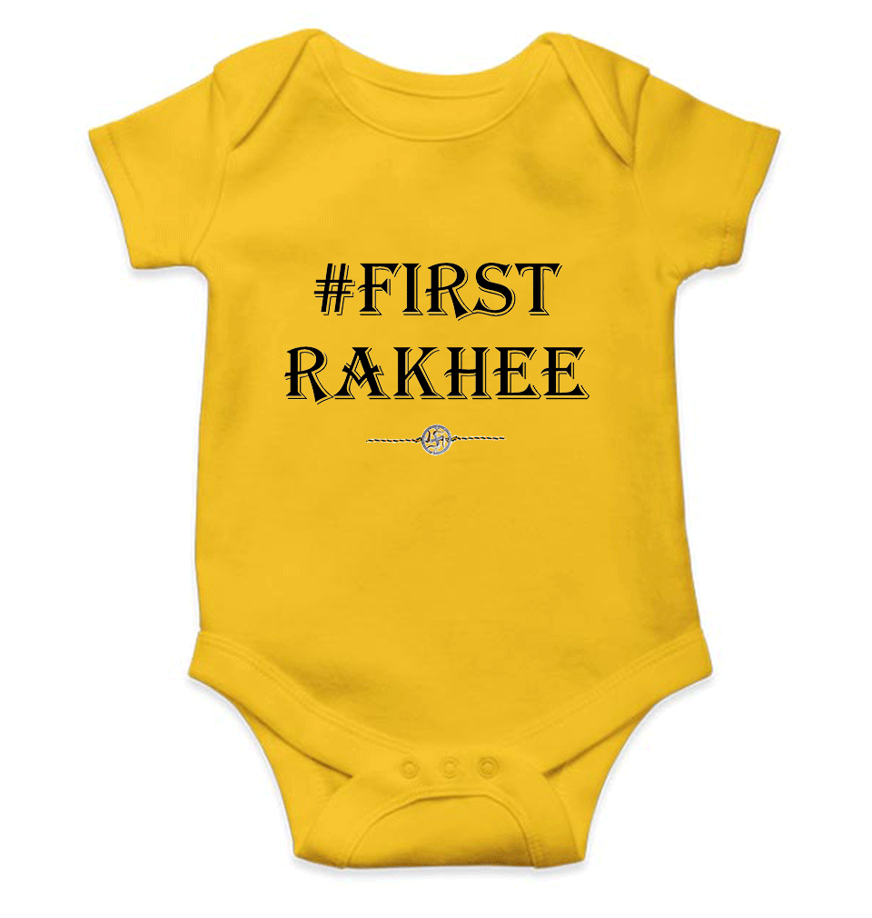 First Rakhee Rompers for Baby Girl - KidsFashionVilla