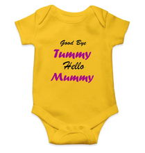Load image into Gallery viewer, Good Bye Tummy Hello Mummy Rompers for Baby Girl - KidsFashionVilla
