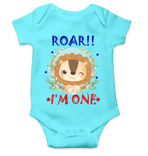 Load image into Gallery viewer, Roar I Am One First Birthday Rompers for Baby Boy- KidsFashionVilla
