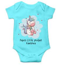 Load image into Gallery viewer, Custom Name Papas Little Phuljadi Diwali Rompers for Baby Girl- KidsFashionVilla
