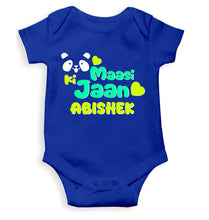 Load image into Gallery viewer, Custom Name Panda Maasi ki jaan Rompers for Baby Boy- KidsFashionVilla
