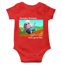 Load image into Gallery viewer, Humpty Dumpty Poem Rompers for Baby Boy- KidsFashionVilla
