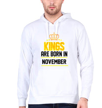 Load image into Gallery viewer, Kings Are Born In November Men Hoodies-KidsFashionVilla
